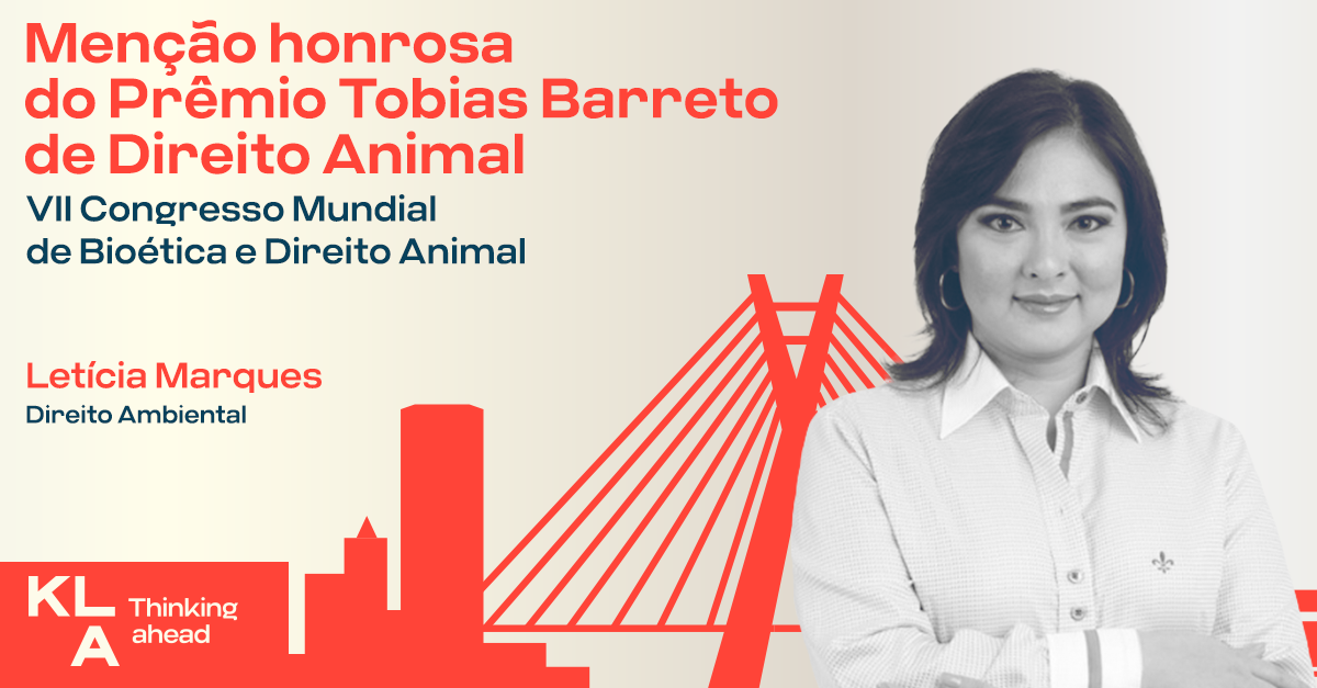 Leticia Yumi Marques recebe menção honrosa do Prêmio Tobias Barreto de Direito Animal