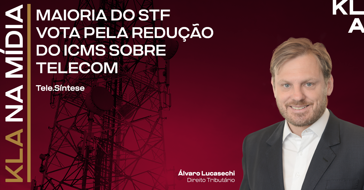 Álvaro Lucasechi concede entrevista ao portal Tele.Síntese sobre redução do ICMS sobre telecom